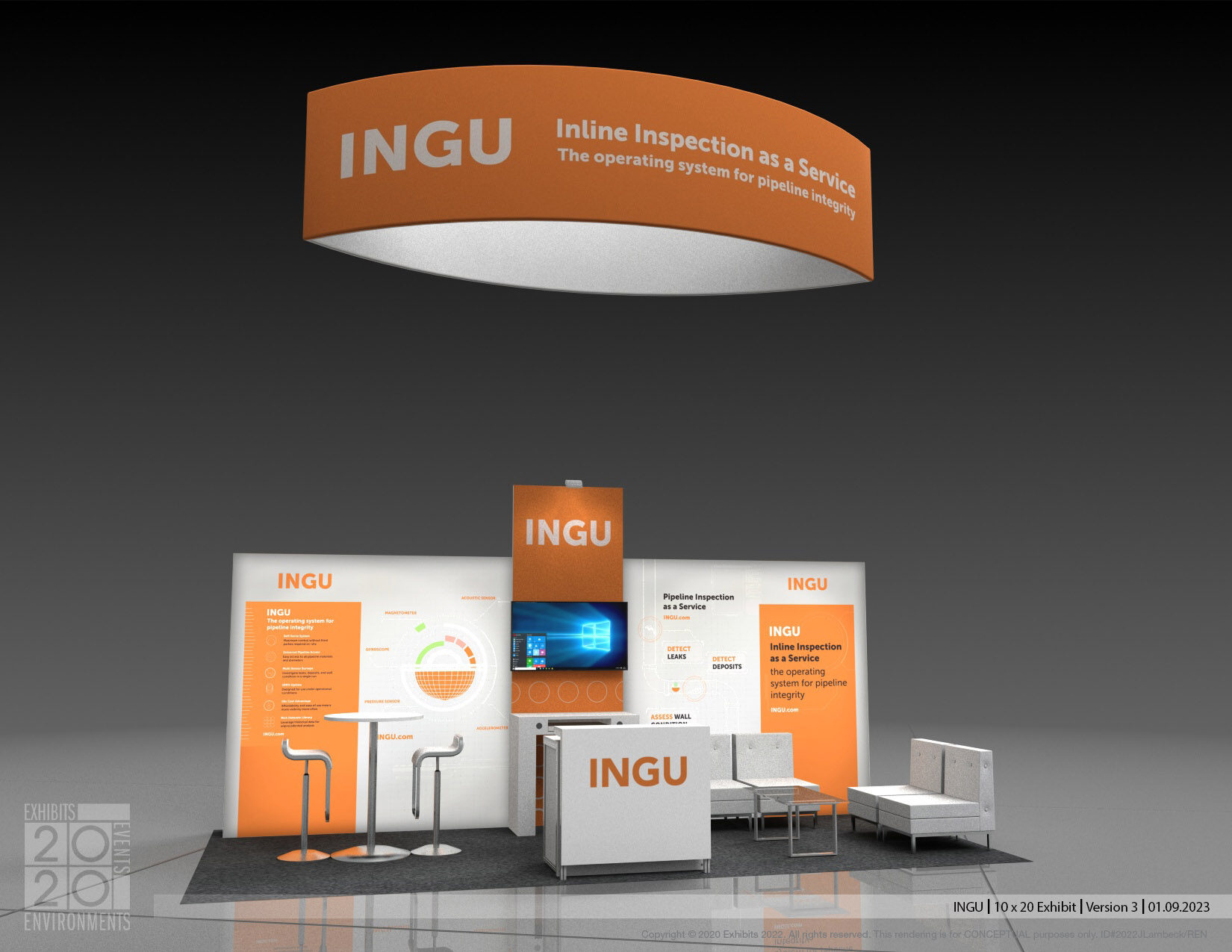 INGU Booth #541 Front View