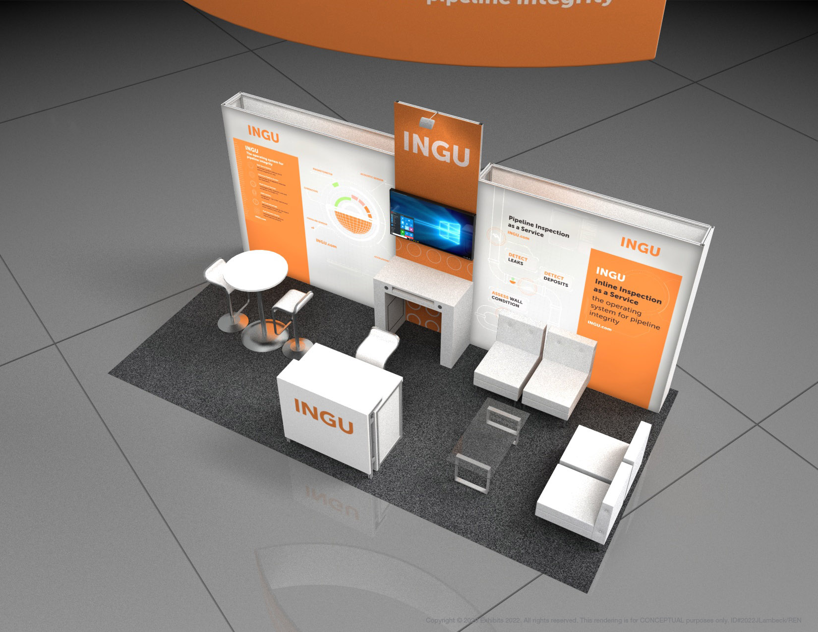 INGU Booth #541 Top View